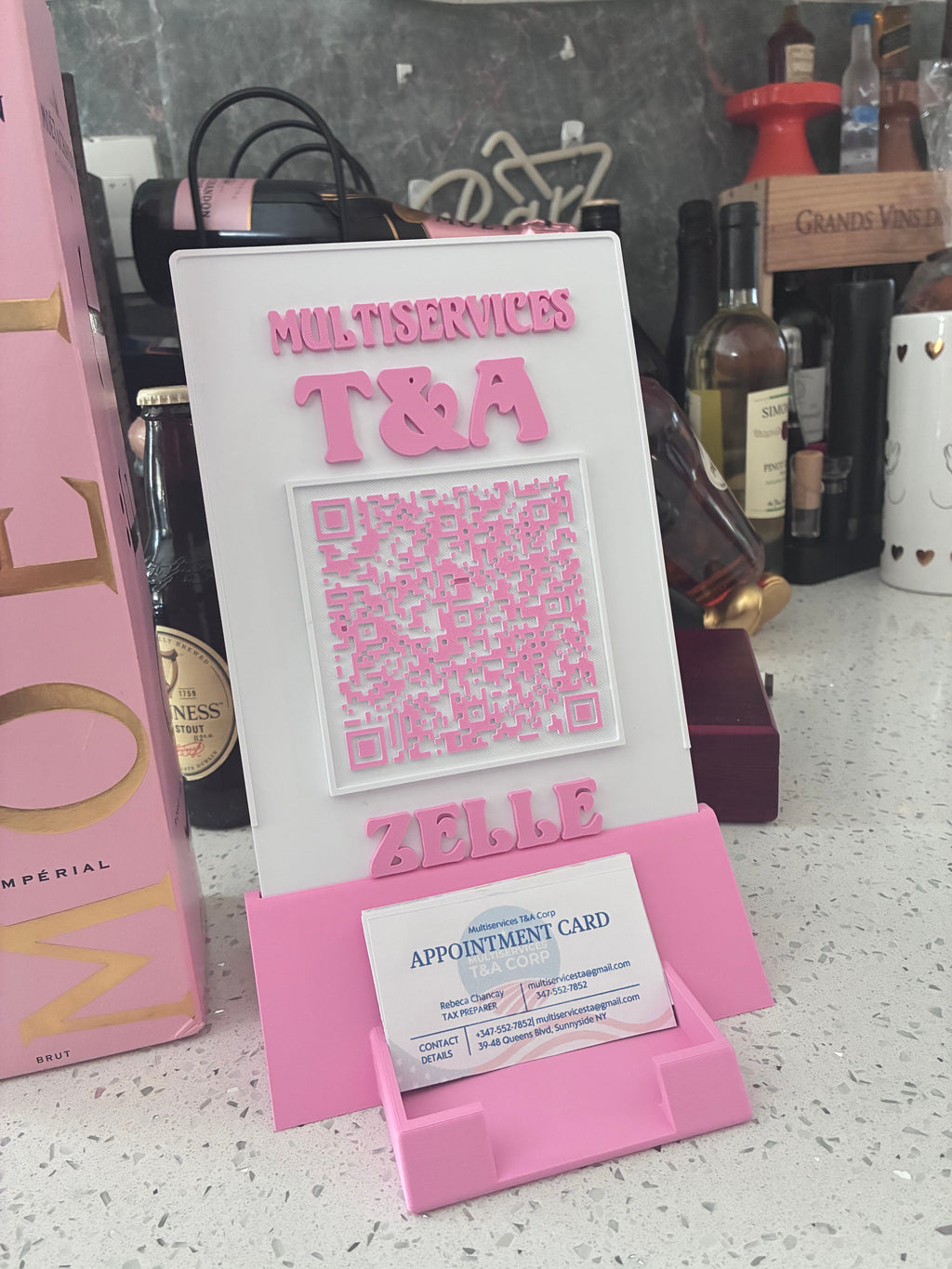 The Signature Blush Stand ♡ Custom Card & Sign Holder